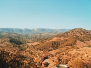 The priorat wine region in Spain